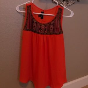 Burnt orange tank top